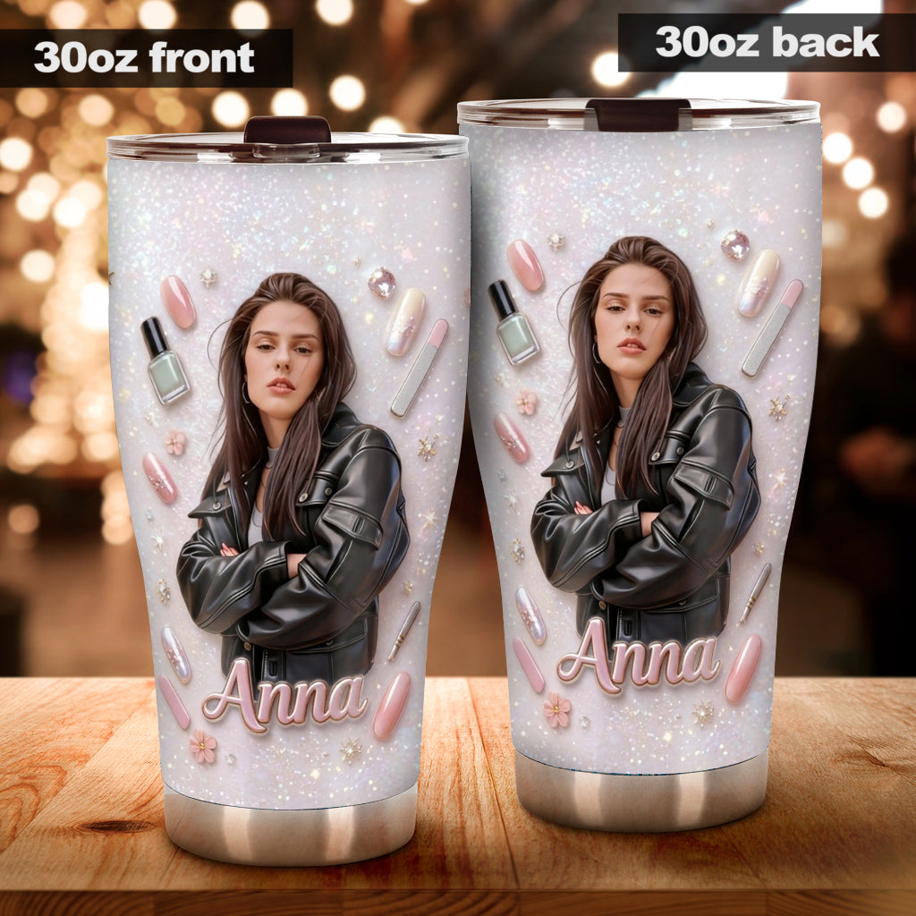 Design d'Ongles, Cadeau pour Femmes - Tasse de Salon de Manucure Personnalisée
