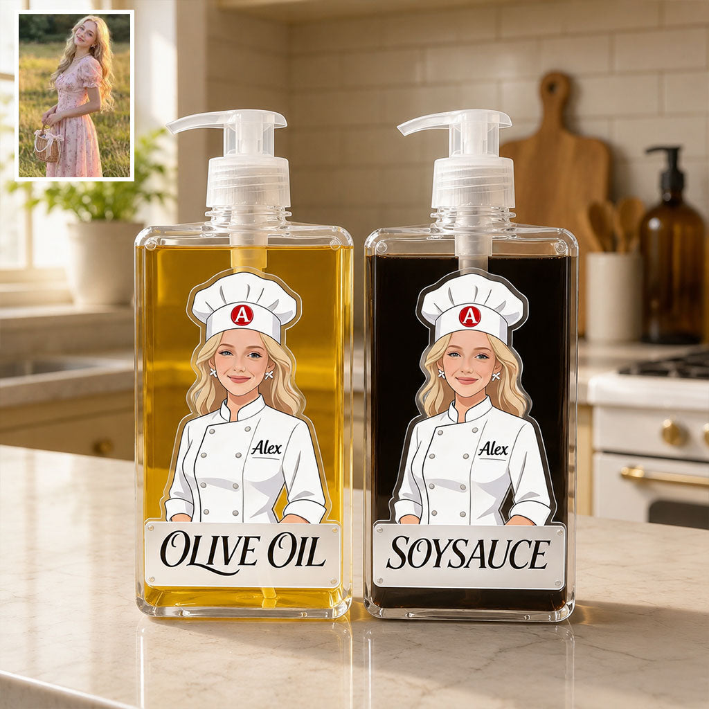 Distributeur de Cuisine Personnalisé pour Amateurs de Cuisine - Distributeur de Pompe Personnalisé