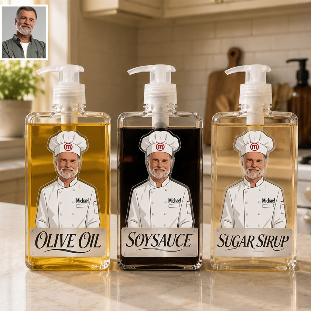 Distributeur de Cuisine Personnalisé pour Amateurs de Cuisine - Distributeur de Pompe Personnalisé