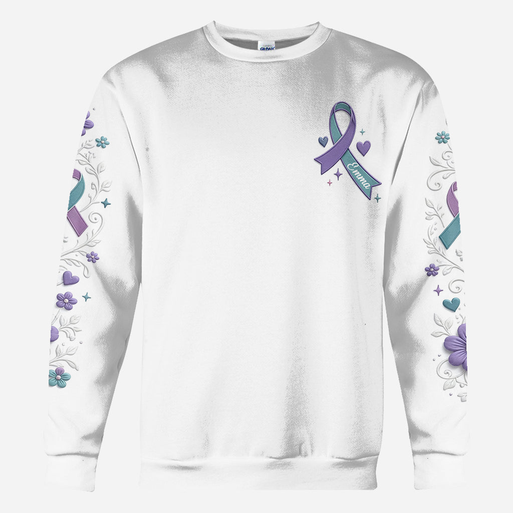 You Matter Teal Purple - Personalized Suicide Prevention All Over Shirt