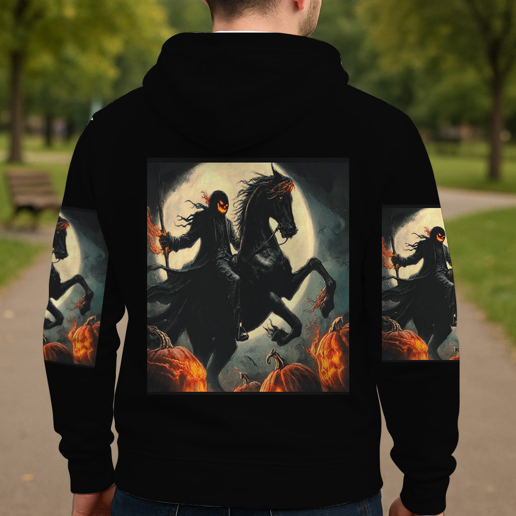 Bonjour les ténèbres - T-shirt personnalisé avec crâne intégral