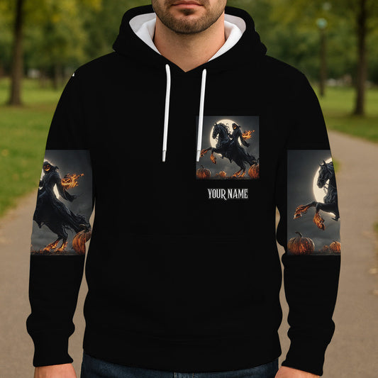 Bonjour les ténèbres - T-shirt personnalisé avec crâne intégral