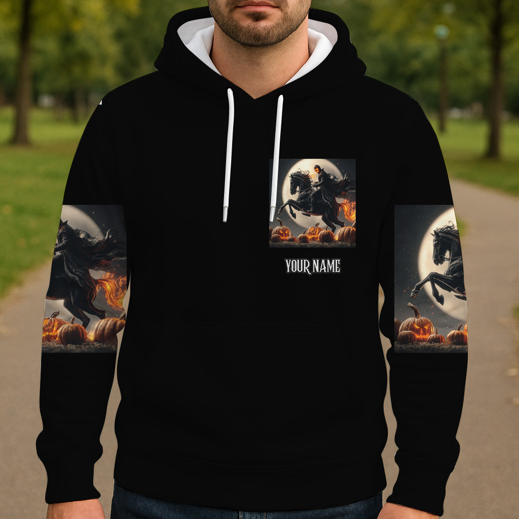 Bonjour les ténèbres - T-shirt personnalisé avec crâne intégral