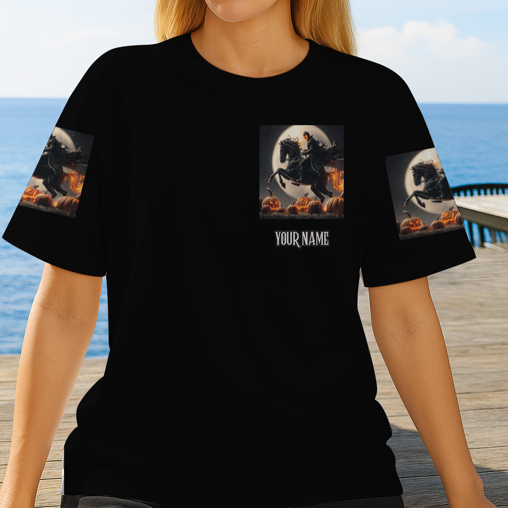 Bonjour les ténèbres - T-shirt personnalisé avec crâne intégral