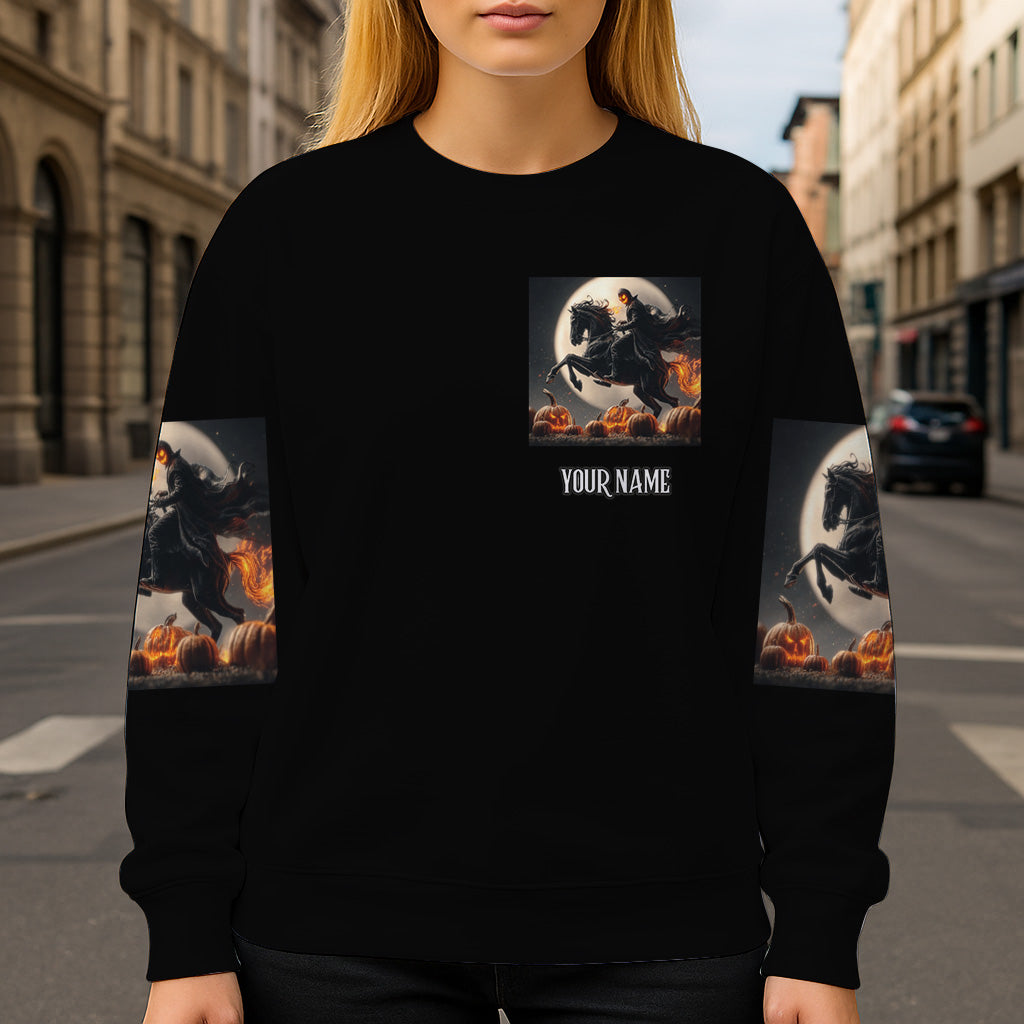 Bonjour les ténèbres - T-shirt personnalisé avec crâne intégral