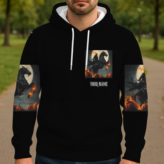 Bonjour les ténèbres - T-shirt personnalisé avec crâne intégral