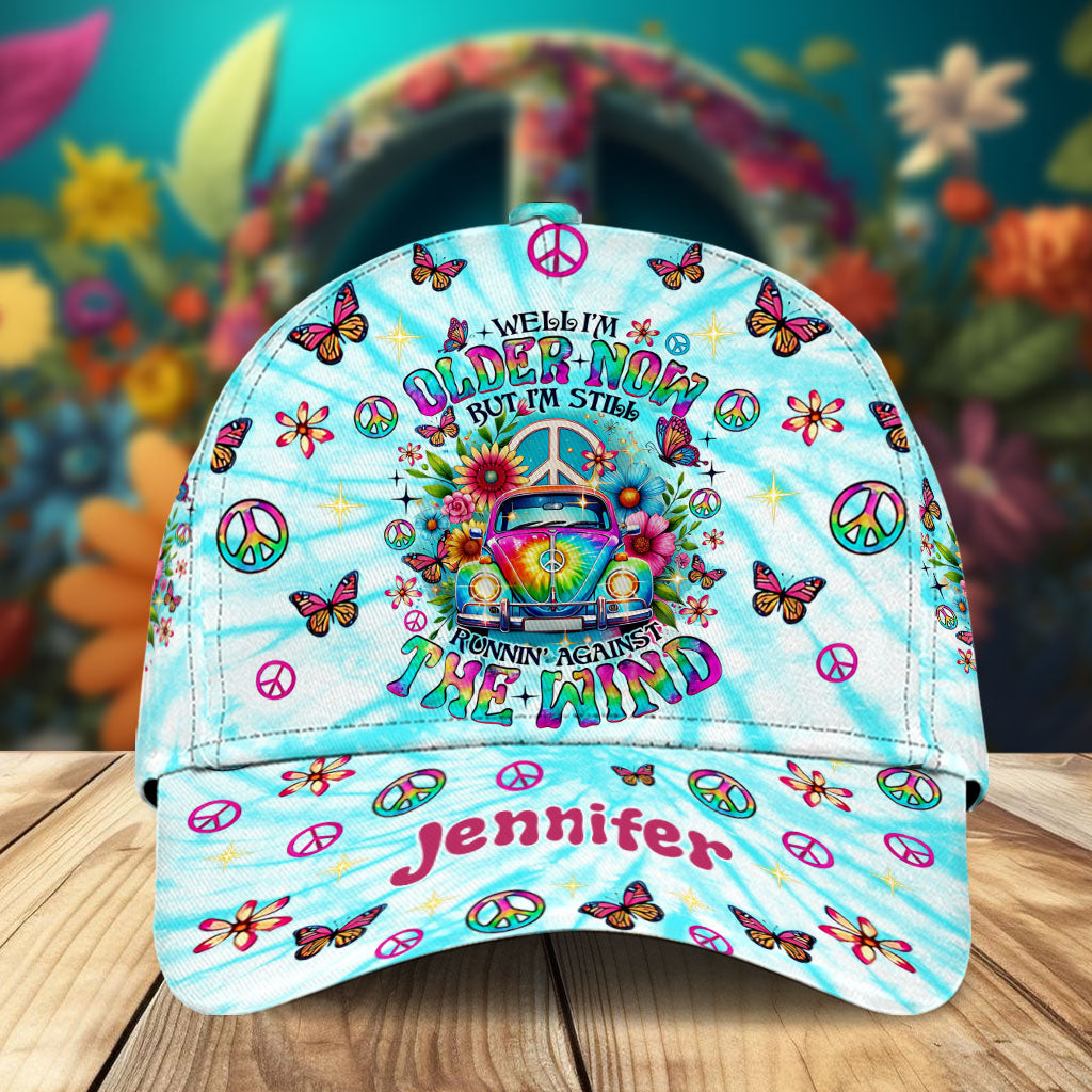 Running Against The Wind - Personalized Hippie Classic Cap