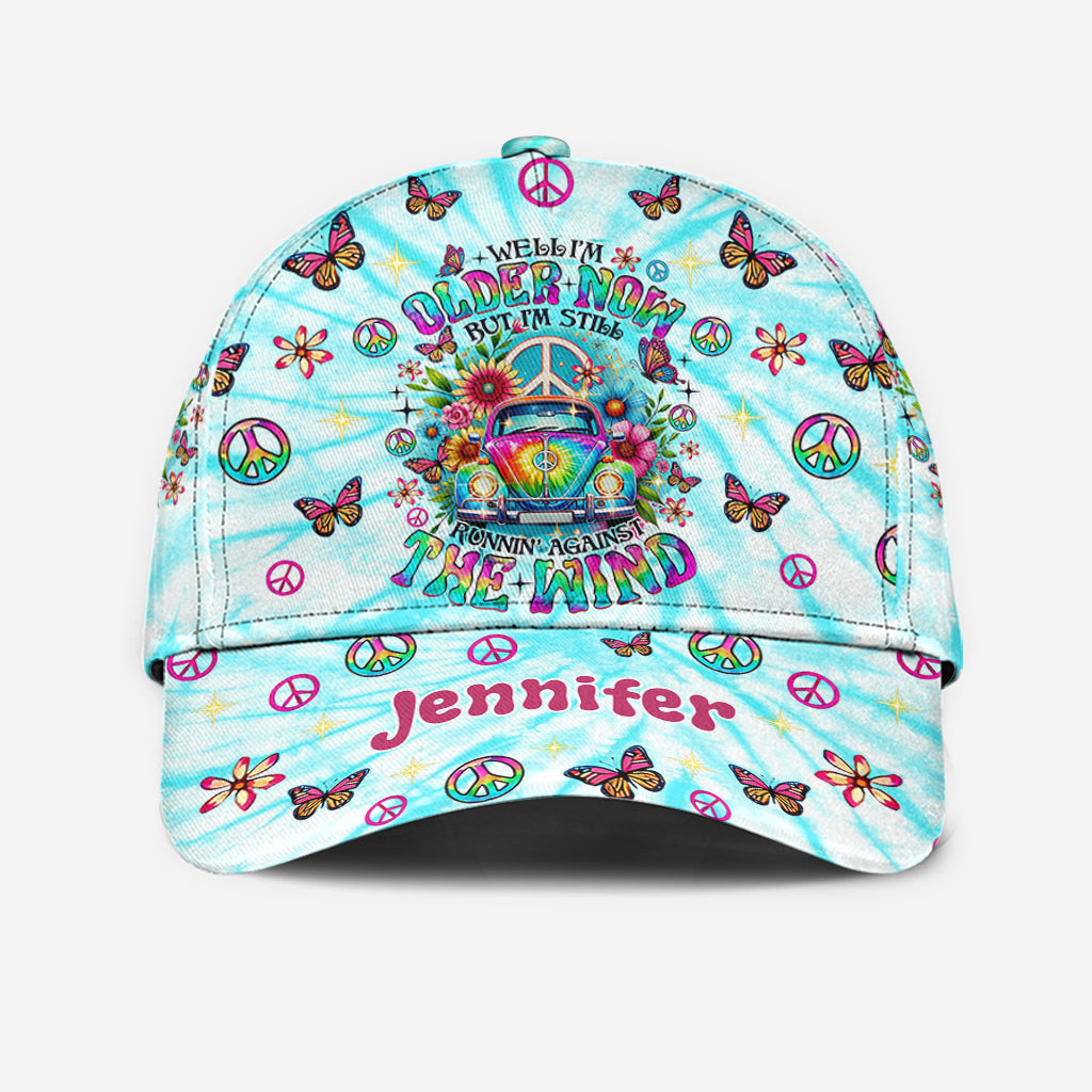 Running Against The Wind - Personalized Hippie Classic Cap