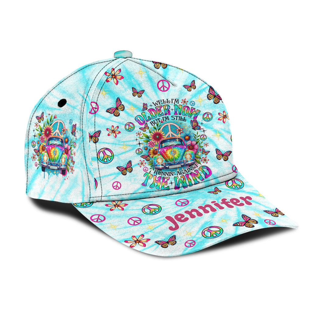 Running Against The Wind - Personalized Hippie Classic Cap
