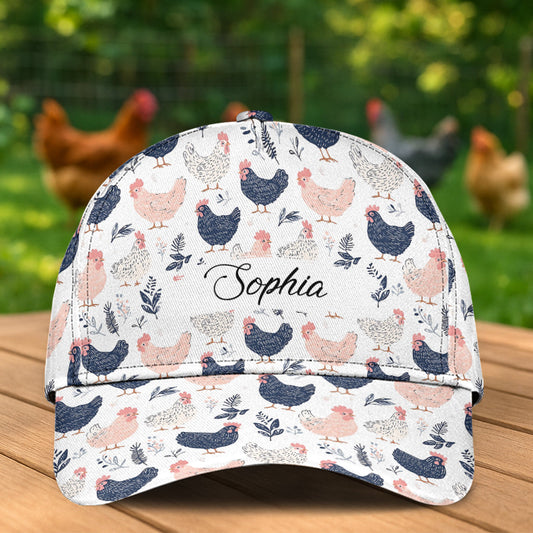Poulet mignon - Casquette classique personnalisée pour poulet