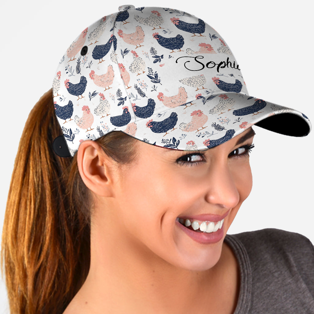 Poulet mignon - Casquette classique personnalisée pour poulet