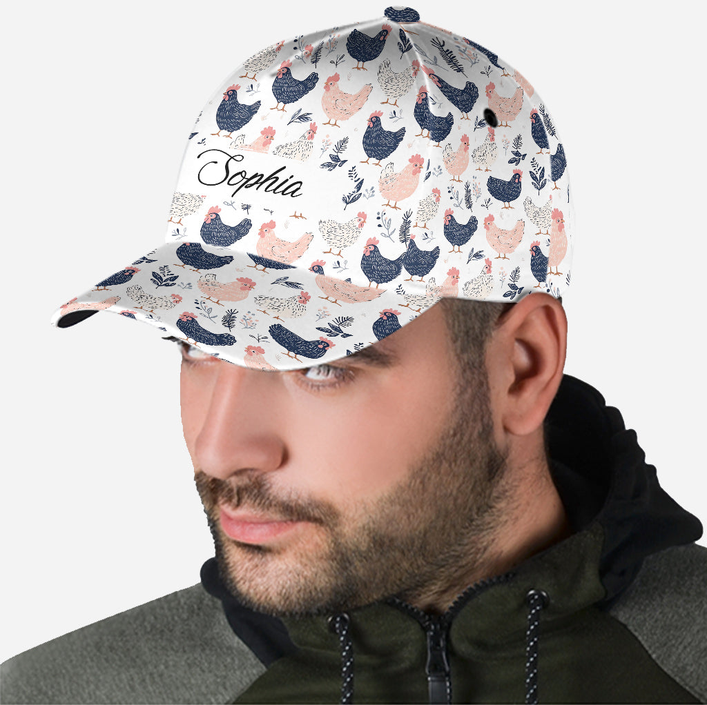 Poulet mignon - Casquette classique personnalisée pour poulet