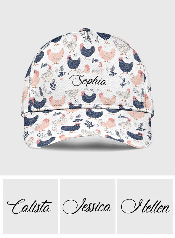 Poulet mignon - Casquette classique personnalisée pour poulet