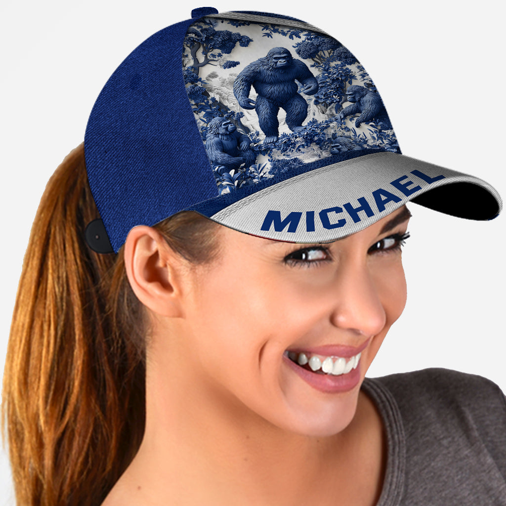 Bigfoot Summer Vibes - Personalized Hiking Classic Cap