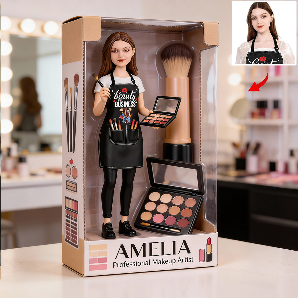 Maquilleuse - Plaque acrylique personnalisée sur mesure