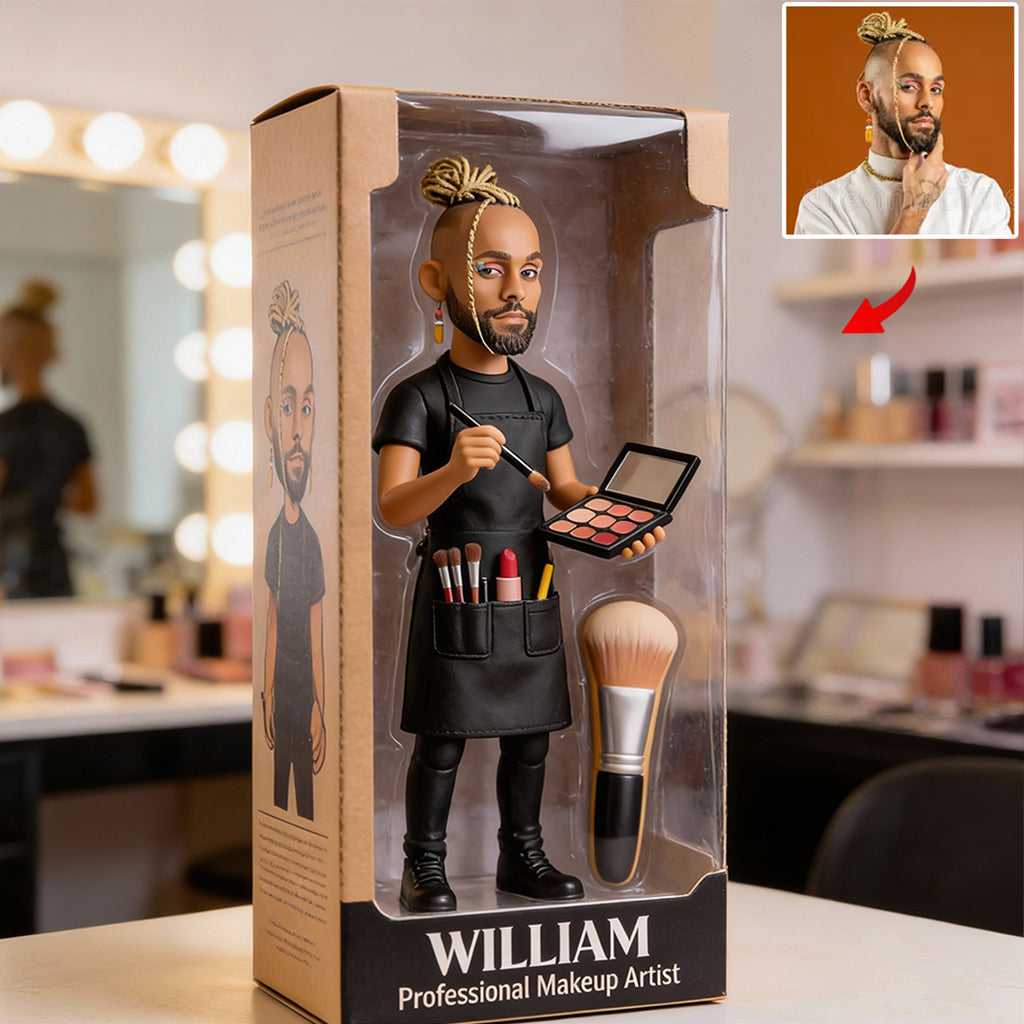 Maquilleuse - Plaque acrylique personnalisée sur mesure