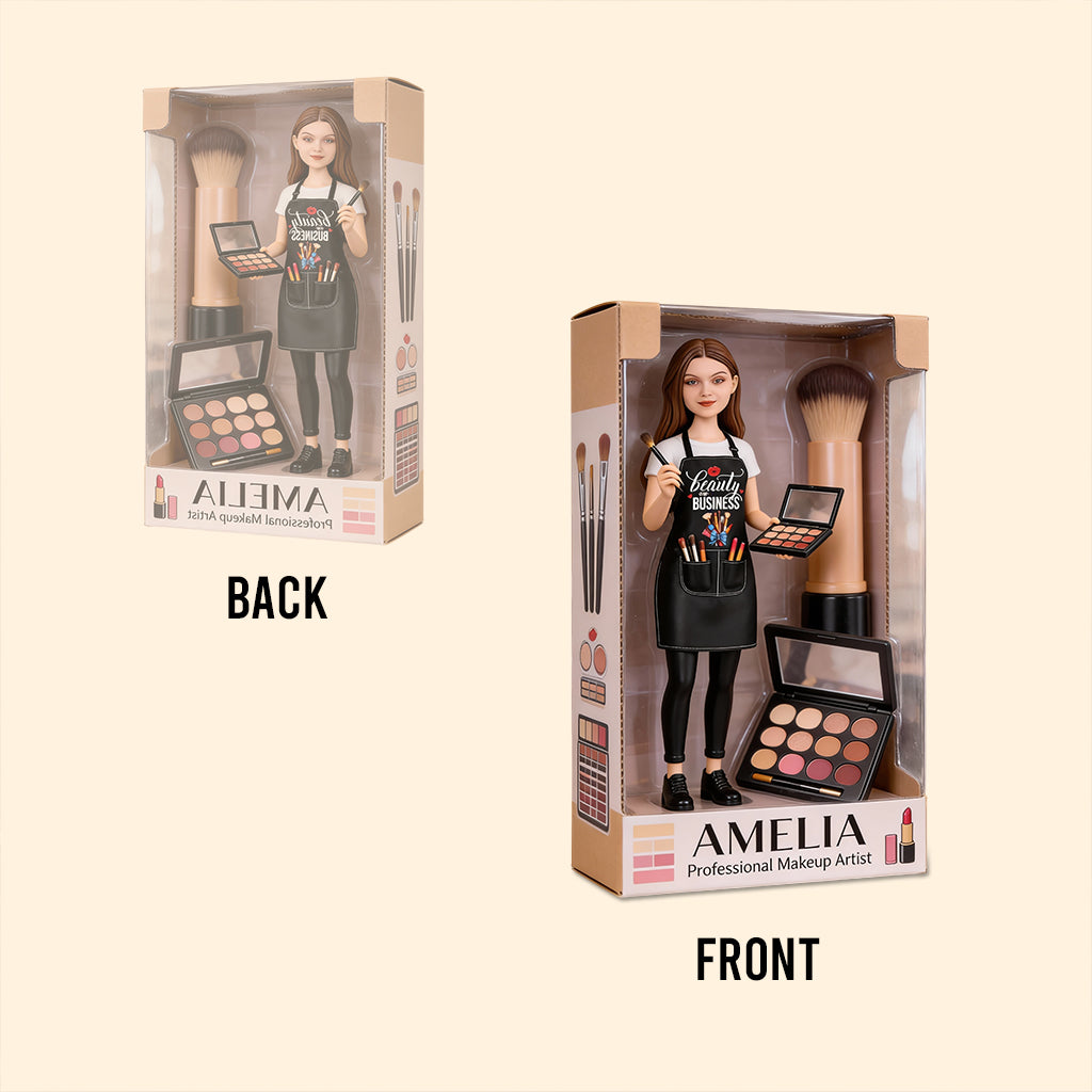 Maquilleuse - Plaque acrylique personnalisée sur mesure