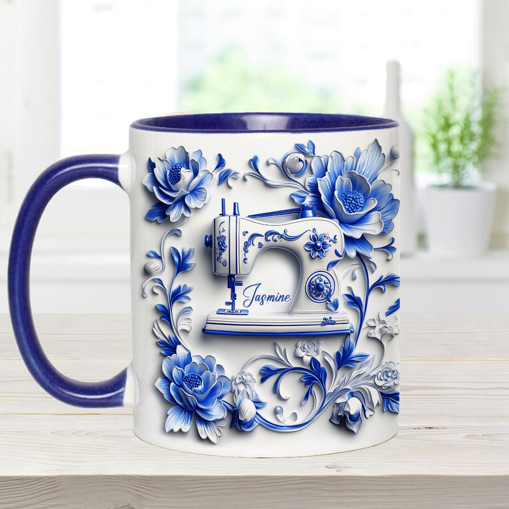 Mug personnalisé « J’adore coudre »