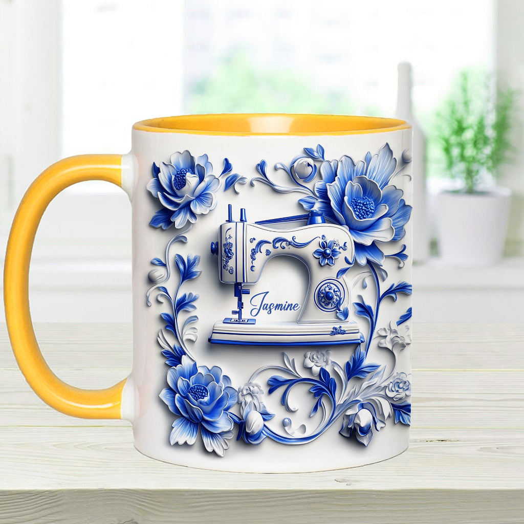 Mug personnalisé « J’adore coudre »