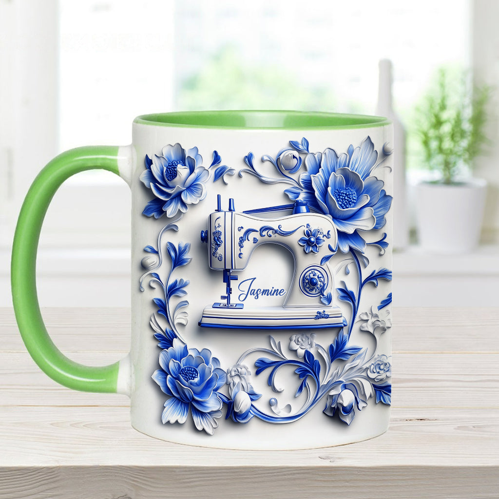 Mug personnalisé « J’adore coudre »