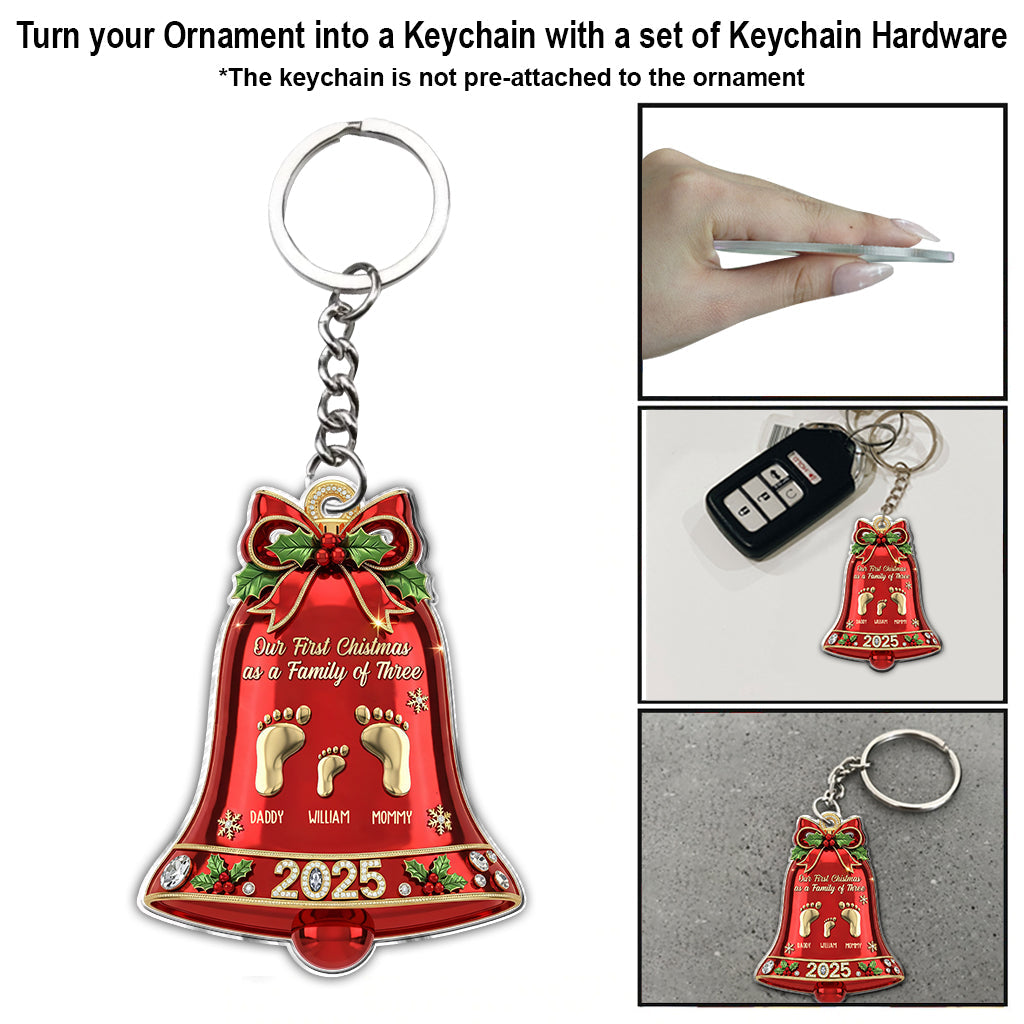 1st Christmas As A Family - Personalized Family Ornament