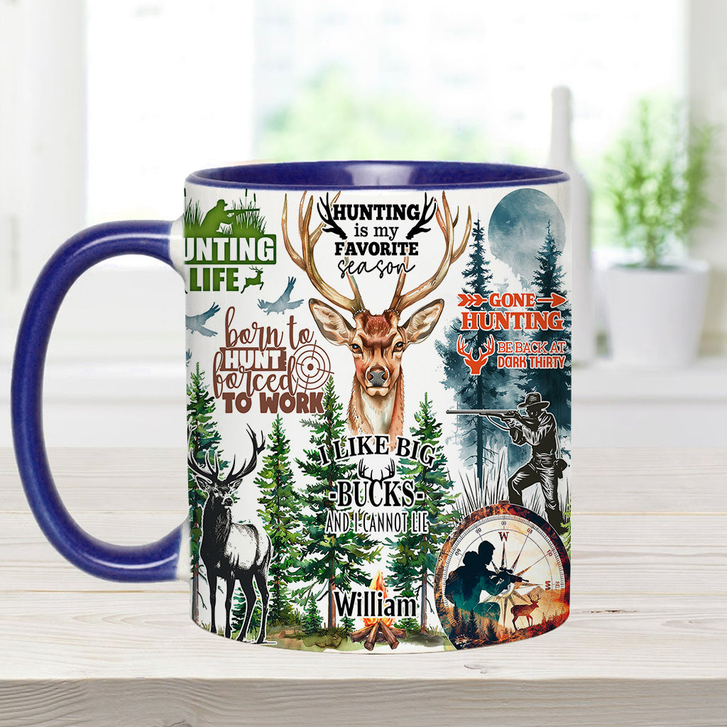 Love Hunting - Personalized Hunting Accent Mug