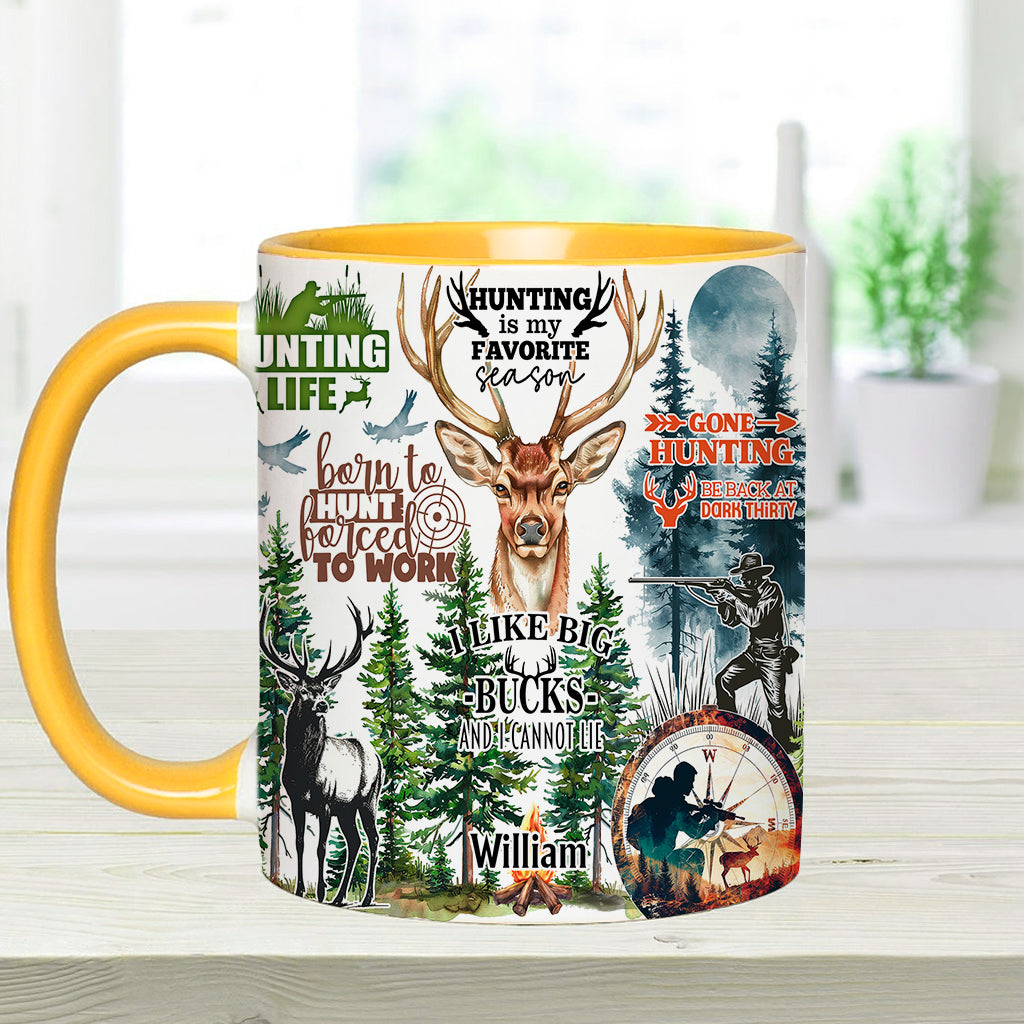 Love Hunting - Personalized Hunting Accent Mug