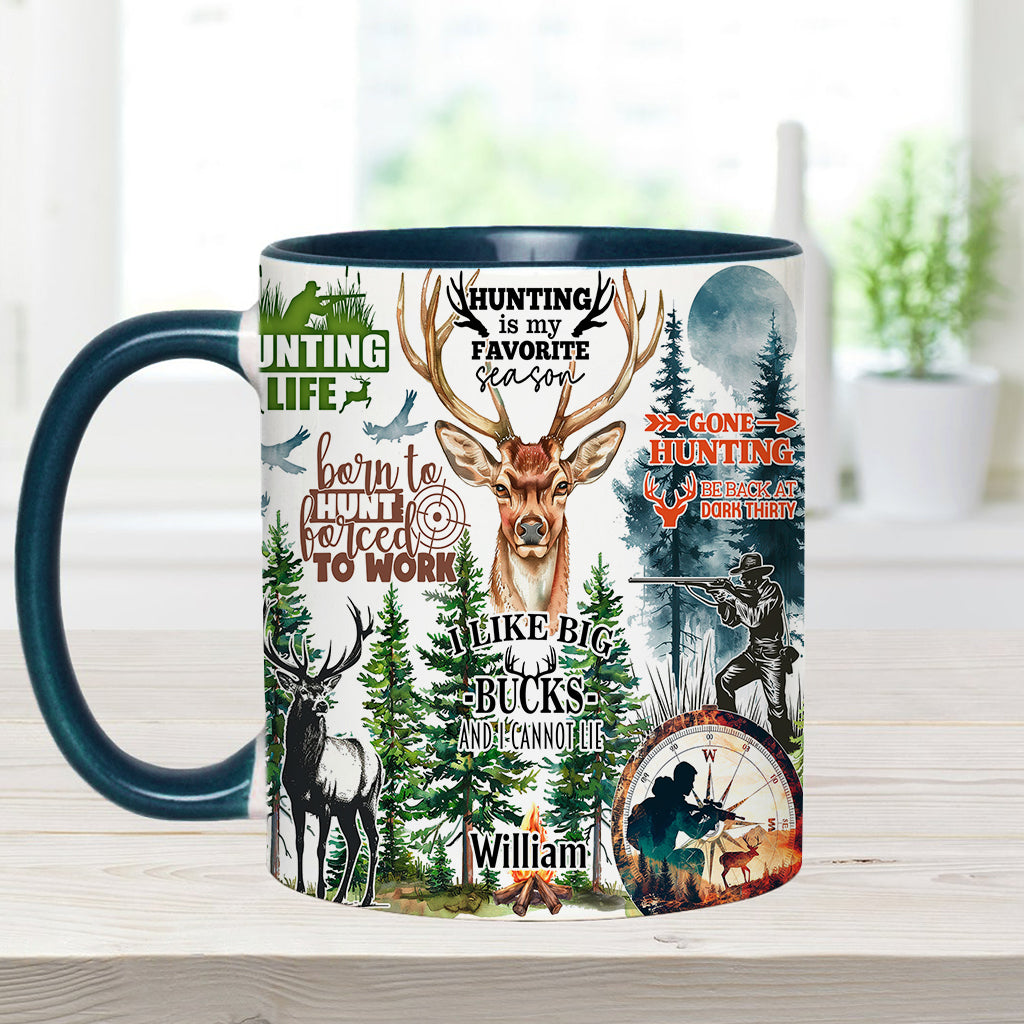 Love Hunting - Personalized Hunting Accent Mug