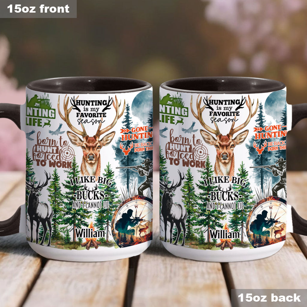 Love Hunting - Personalized Hunting Accent Mug