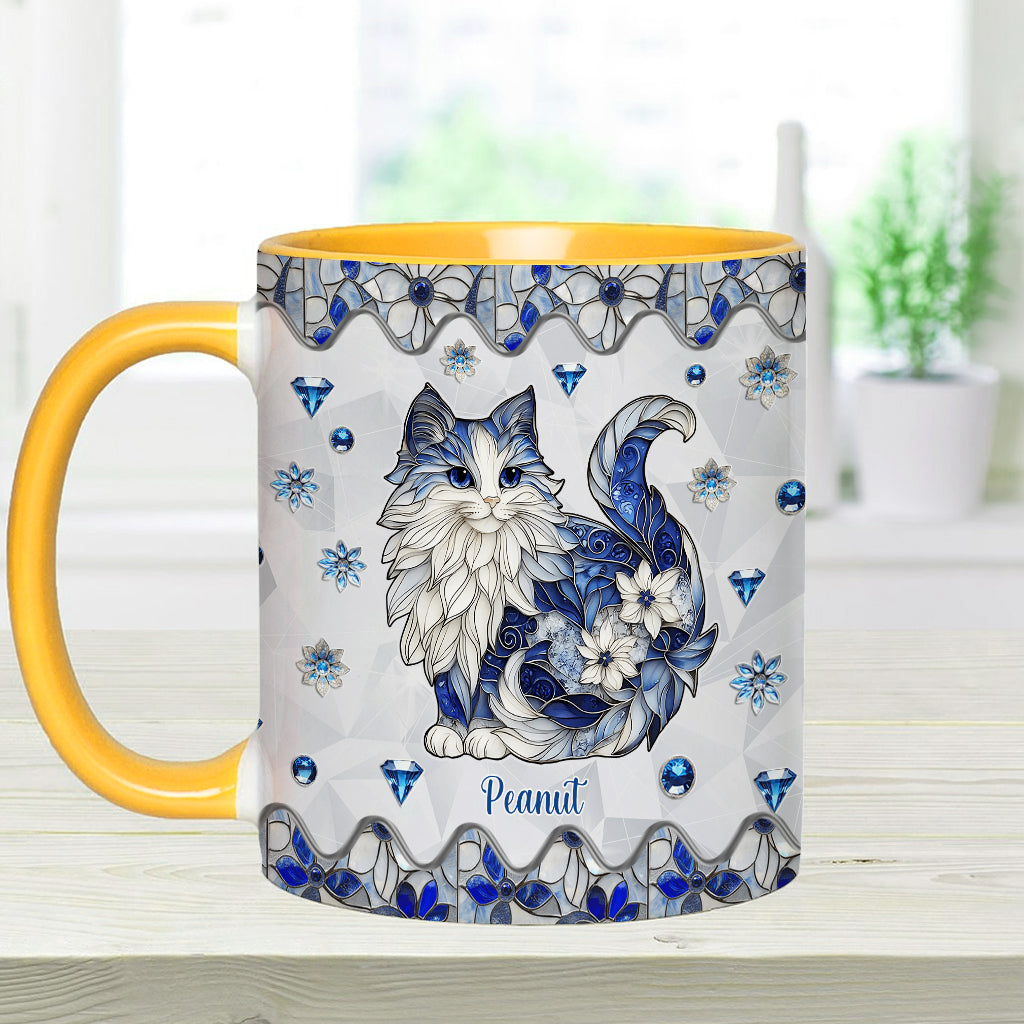 Cute Cat - Personalized Cat Accent Mug