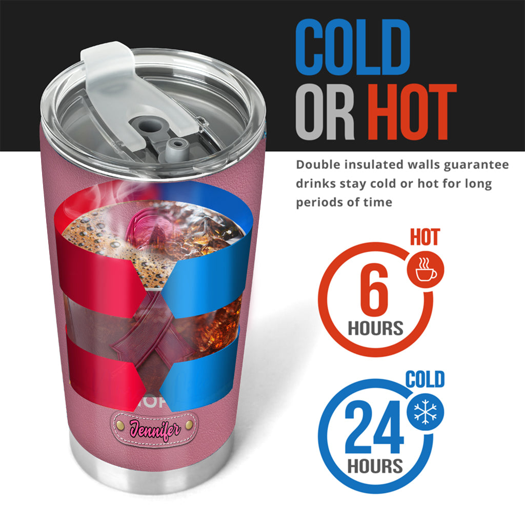 Espoir - Gobelet personnalisé pour la sensibilisation au cancer du sein