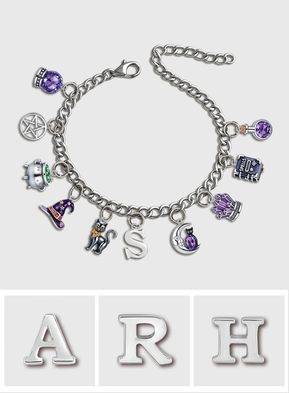 Wicked Witch - Personalized Witch Bracelet With Charms
