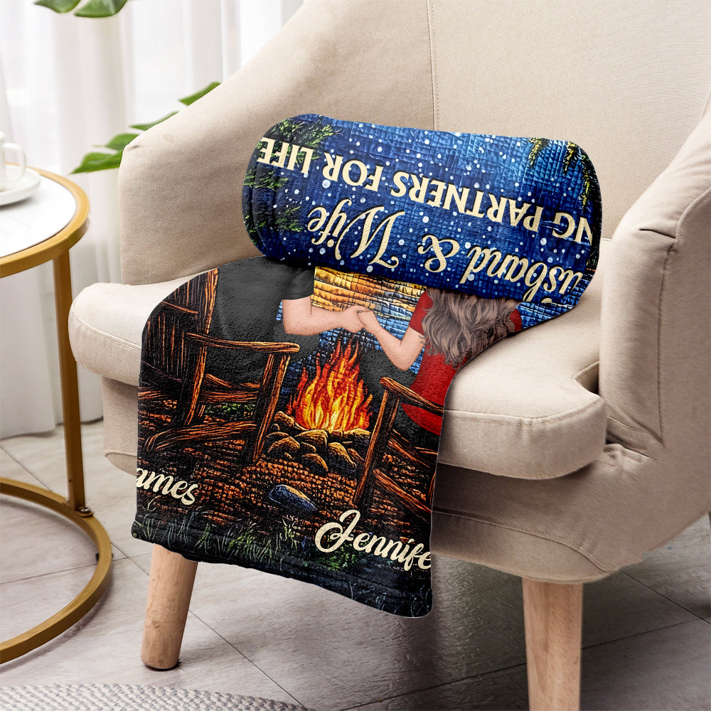 Happy Campers - Personalized Camping Blanket