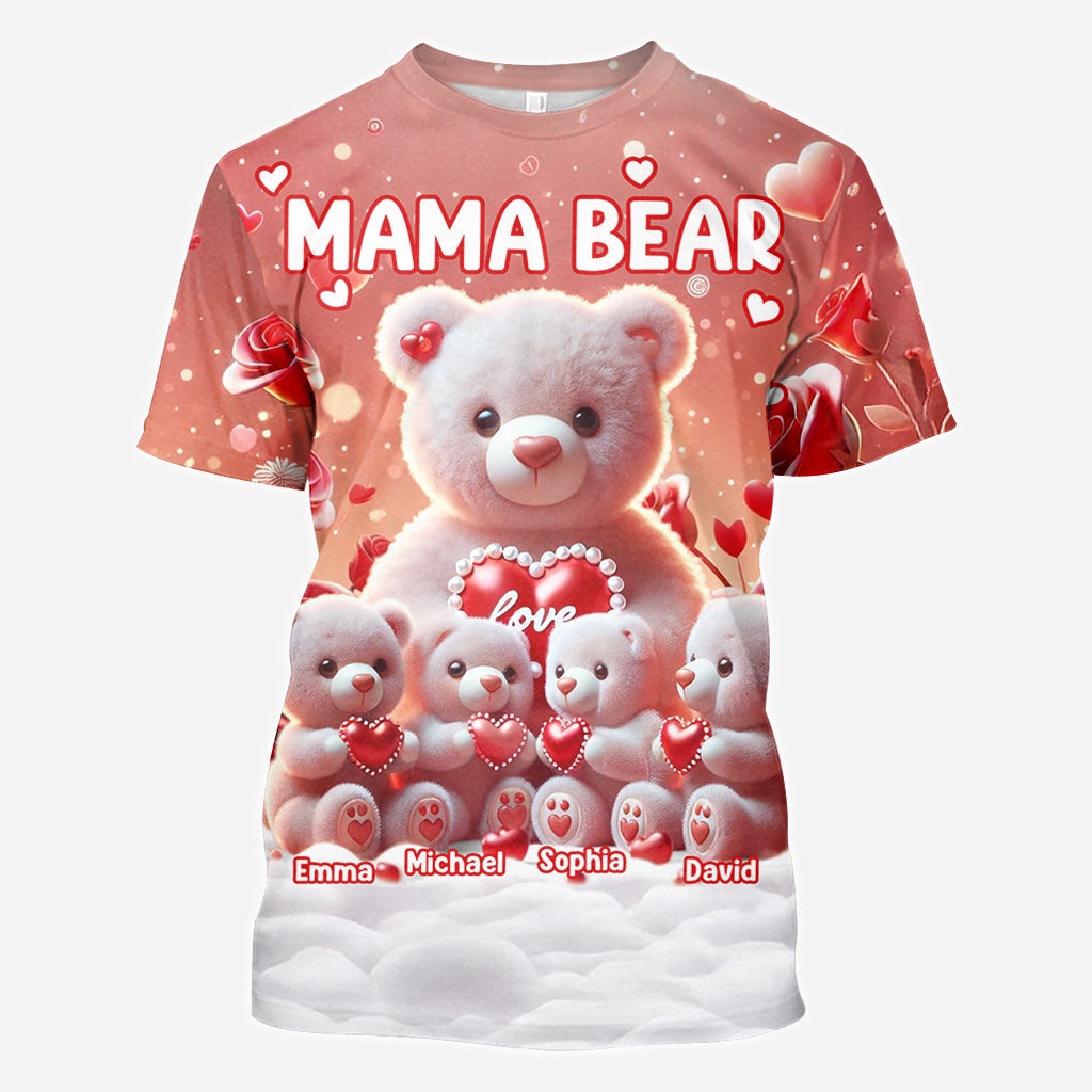Mama Bear - Personalized Grandma All Over Shirt