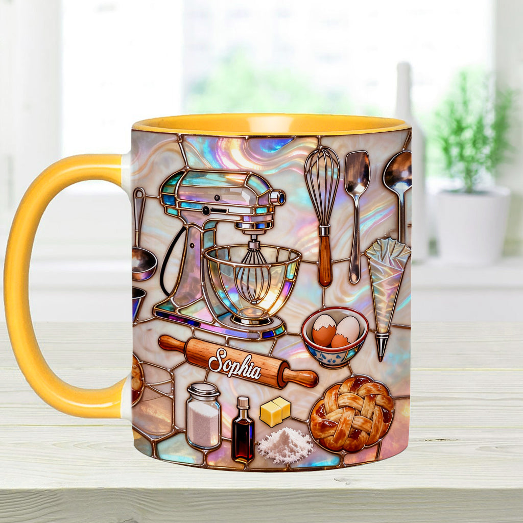 J'adore pâtisser - Mug et sous-verre personnalisés sur le thème de la pâtisserie