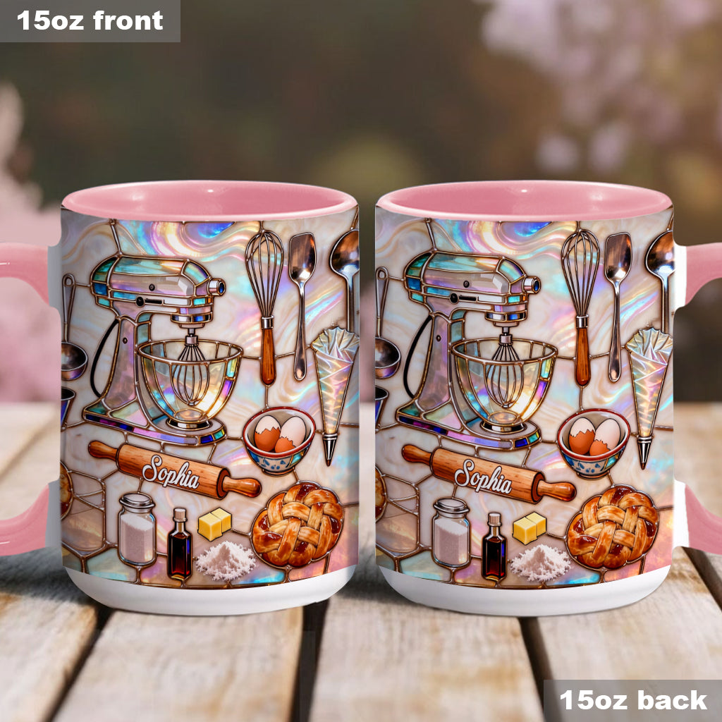 J'adore pâtisser - Mug et sous-verre personnalisés sur le thème de la pâtisserie