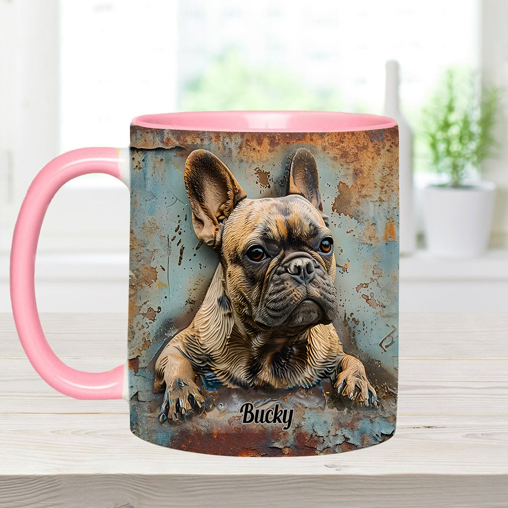 French Bulldog - Personalized French Bulldog Accent Mug