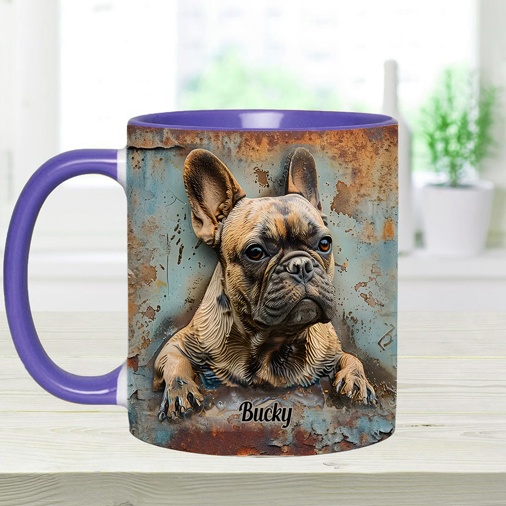 French Bulldog - Personalized French Bulldog Accent Mug