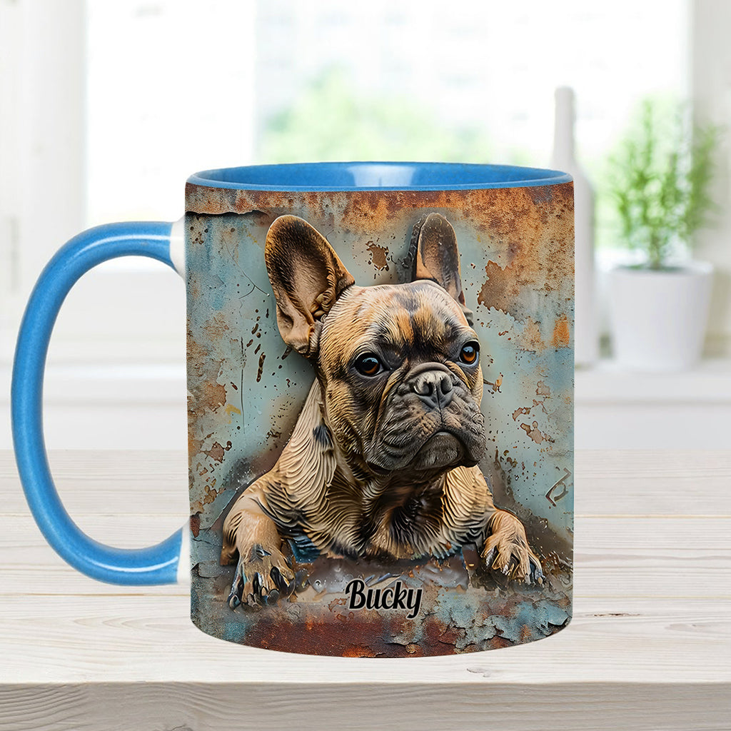 French Bulldog - Personalized French Bulldog Accent Mug