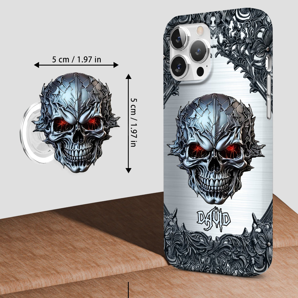 Cool Skull - Personalized Skull Full Print Phone Case