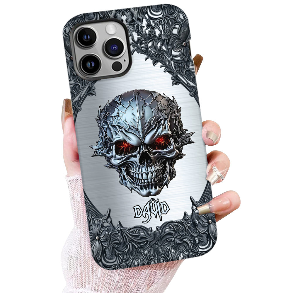 Cool Skull - Personalized Skull Full Print Phone Case