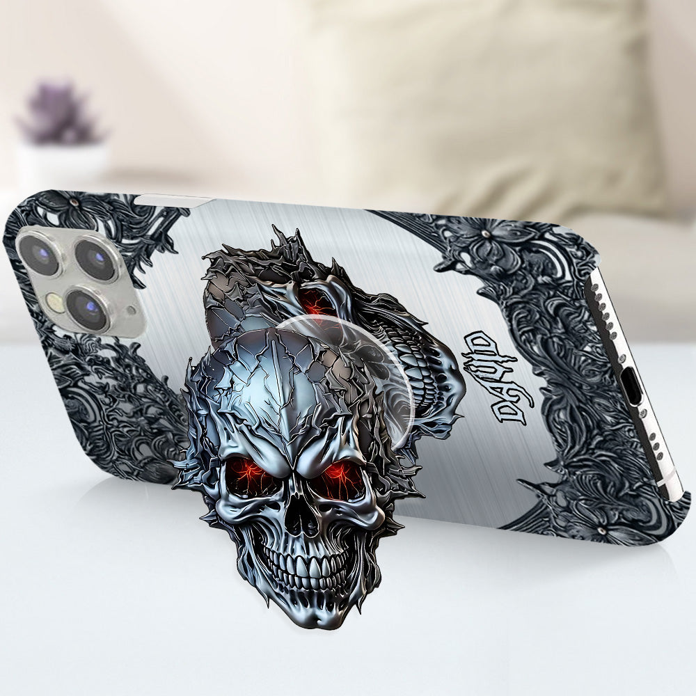 Cool Skull - Personalized Skull Full Print Phone Case