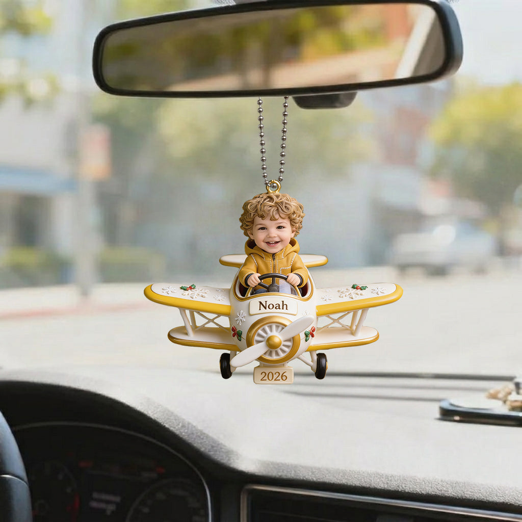 Fly With Me - Personalized Kid Premium 3D Ornament