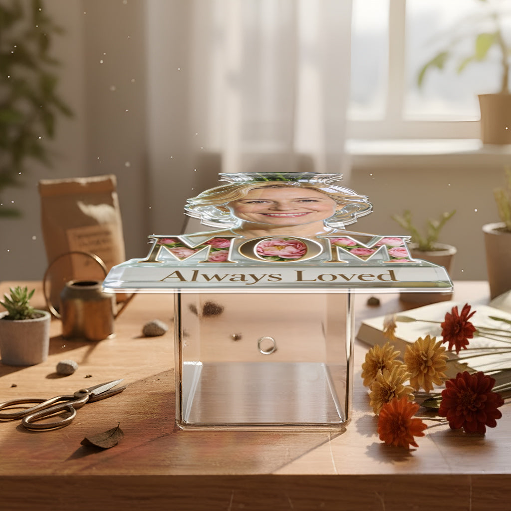 Mom Grandma Flower Blossom - Personalized Mother Acrylic Pot