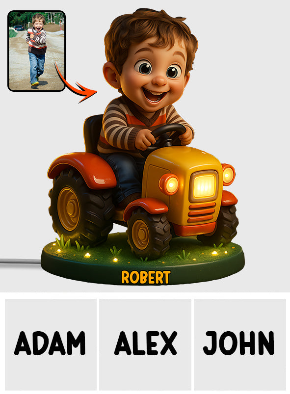 Veilleuse LED acrylique personnalisée à partir de n'importe quelle photo, cadeau idéal pour les enfants qui aiment les jouets -