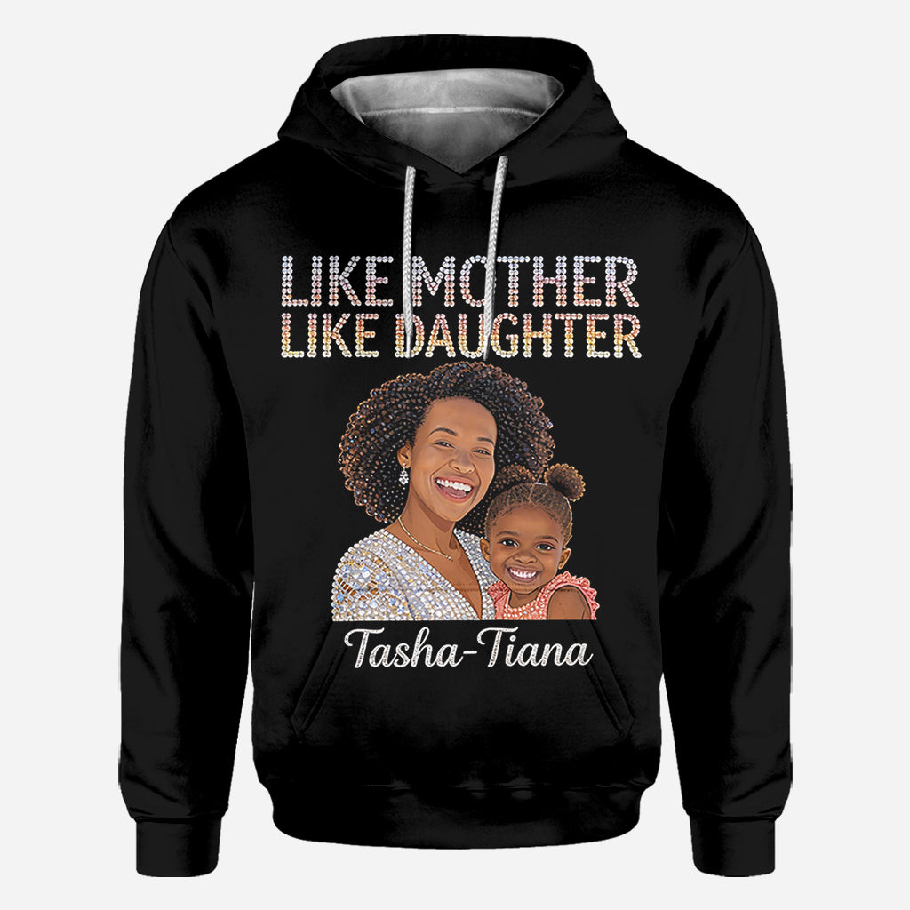 Like Mother Like Daughter - Personalized Mother All Over Shirt