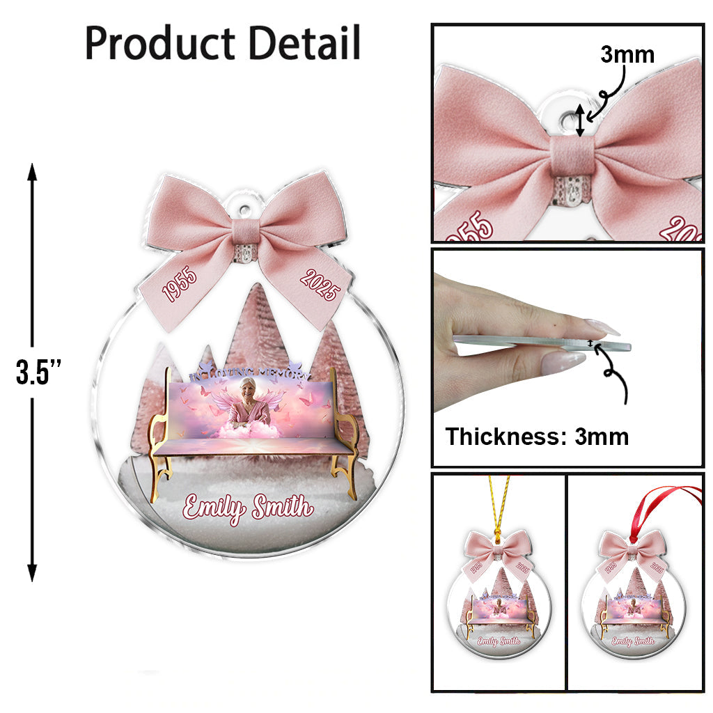 En souvenir de - Ornement commémoratif personnalisé