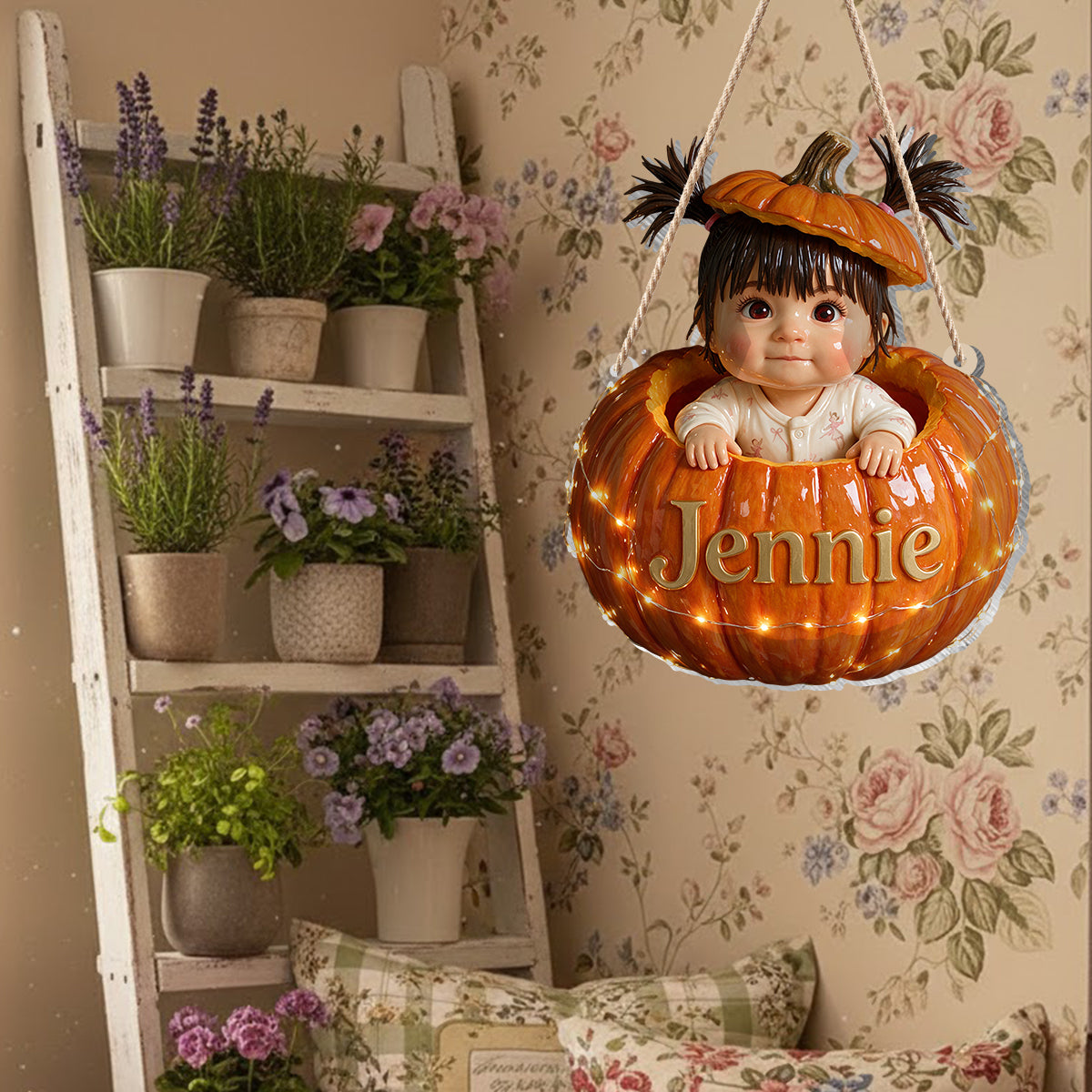 Little Pumpkin - Personalized Kid LED Light Acrylic Sign