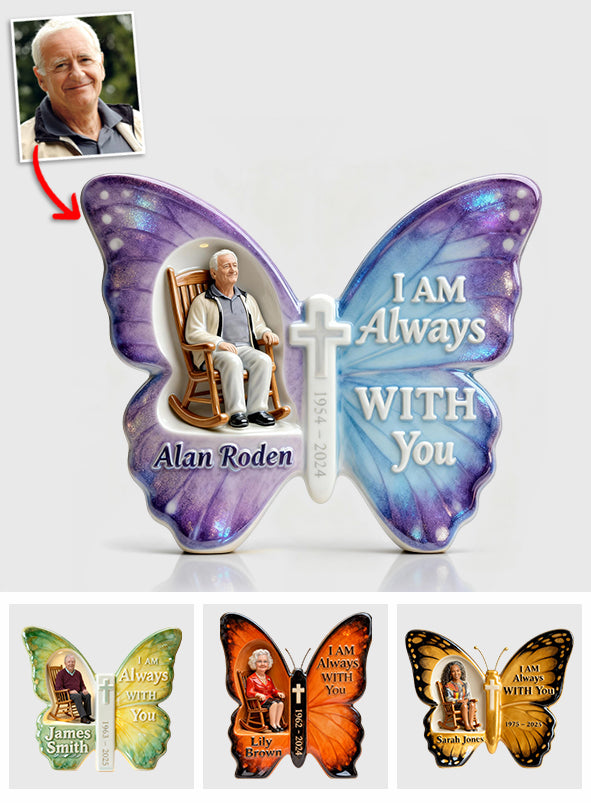 Butterfly Memorial - Personalized Memorial Custom Shaped Acrylic Plaque