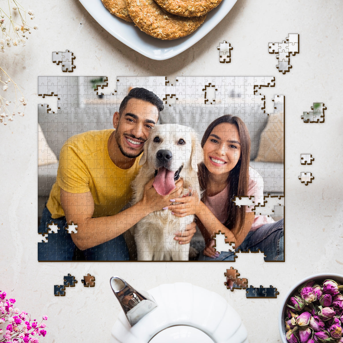 Family Gift - Personalized Family Jigsaw Puzzle